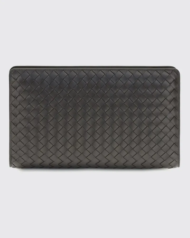 Bottega Veneta Agenda Intrecciato Lederclutch Braun