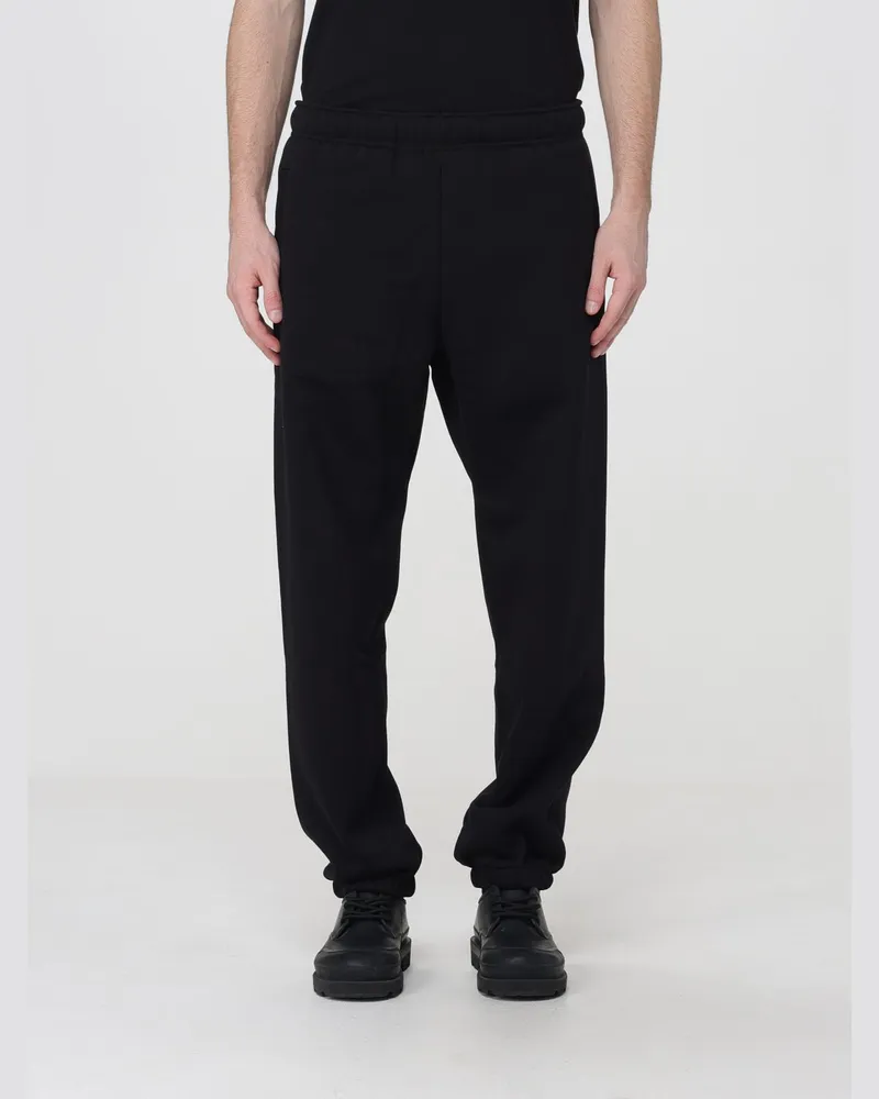 Carhartt WIP Baumwoll-Jogginghose mit elastischem Bund und Bündchen Schwarz