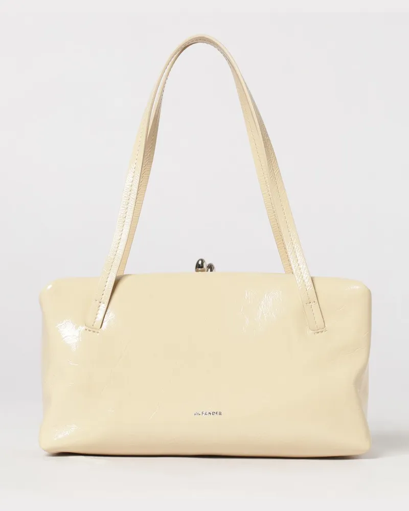 Jil Sander Goji Pillow Ledertasche Beige