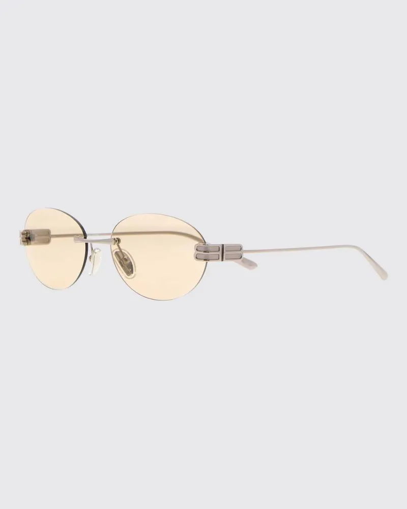 Balenciaga Gossip Sonnenbrille aus Metall Grau