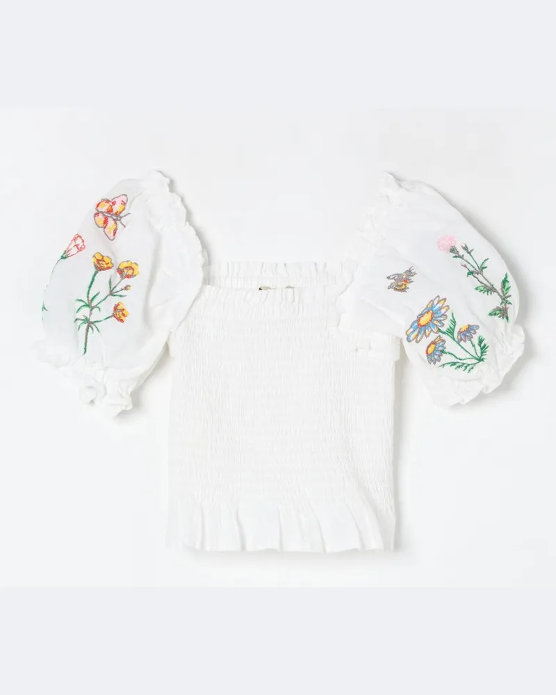 Stella McCartney Kids Top kinder Ivory