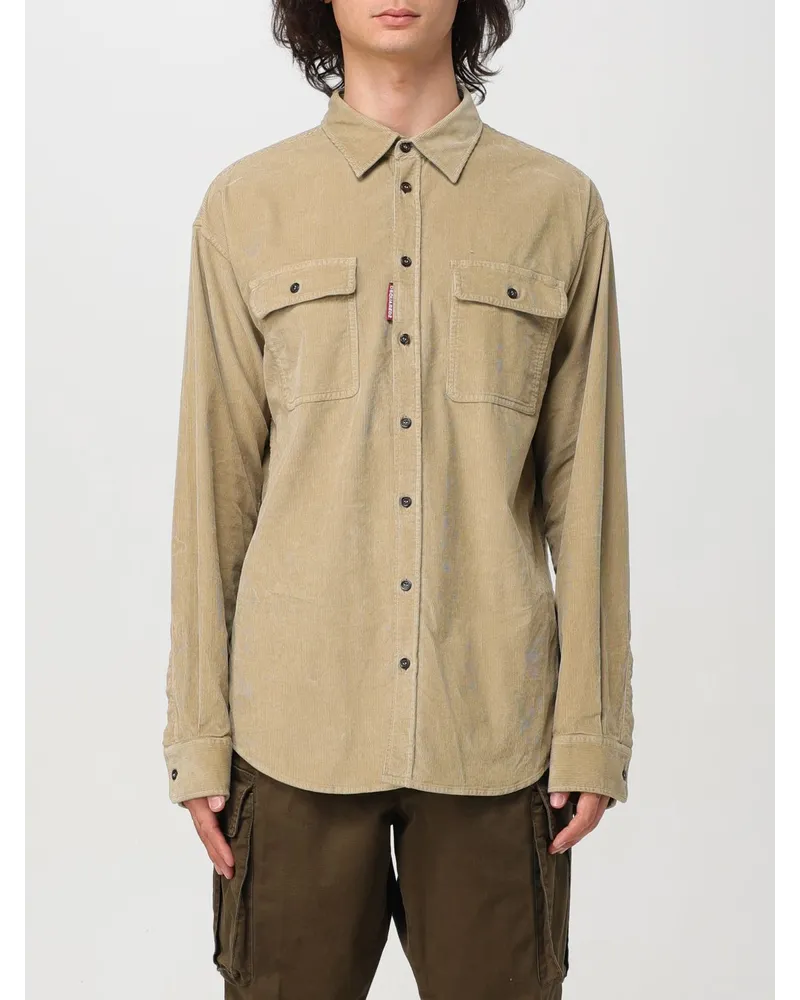 Dsquared2 Hemd herren Sand