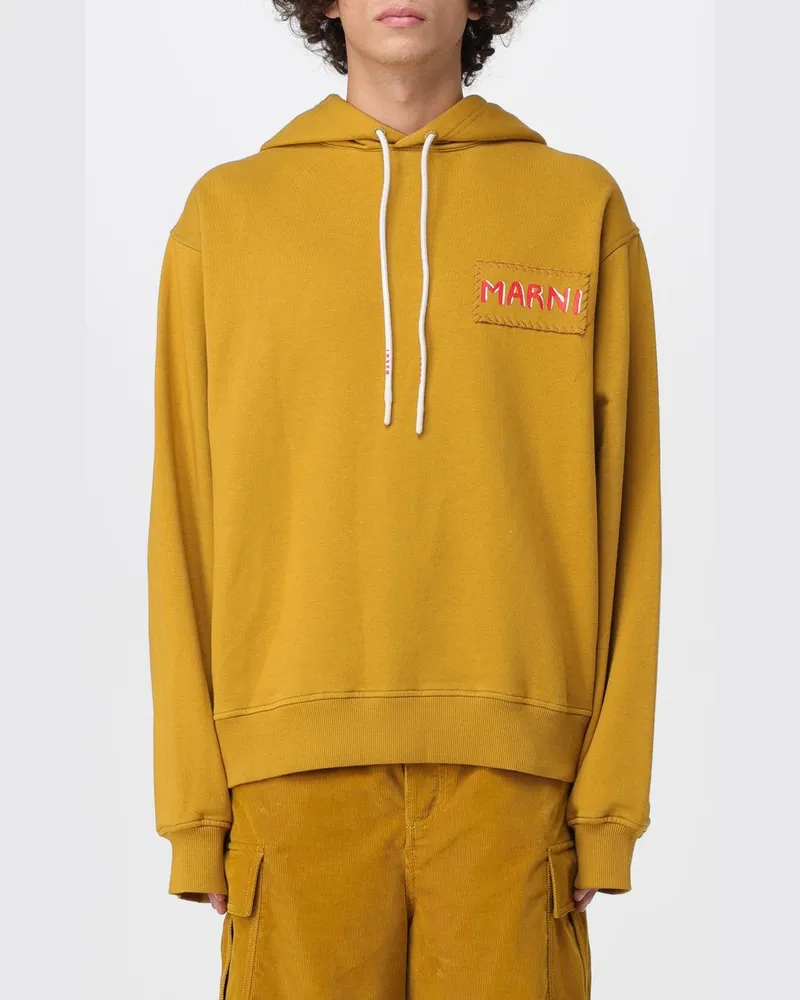 Marni Sweatshirt herren Ocker
