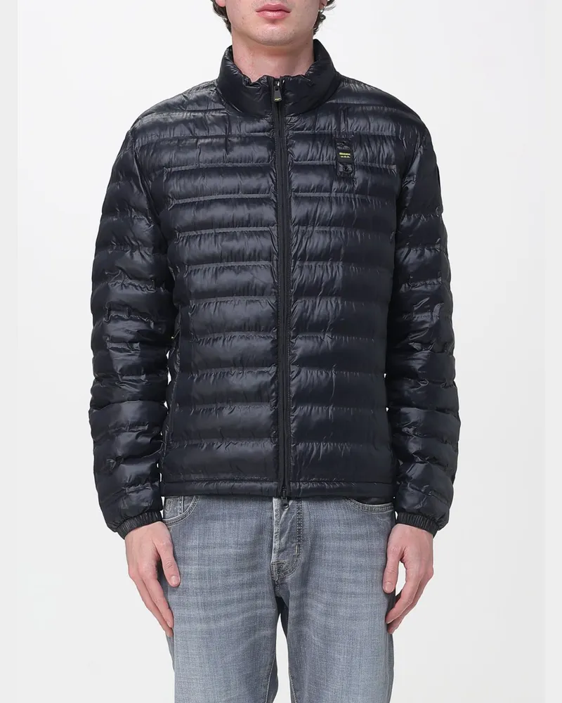 Blauer Jacke herren Schwarz