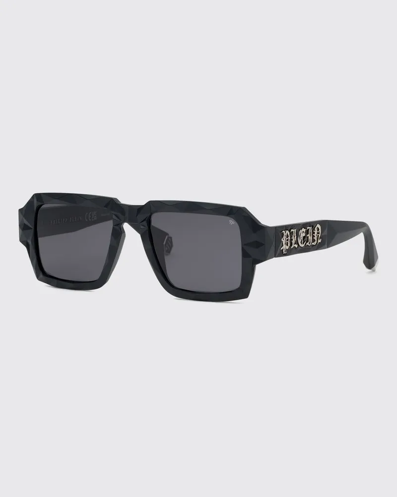 Philipp Plein Sonnenbrille Matrix aus Acetat Schwarz