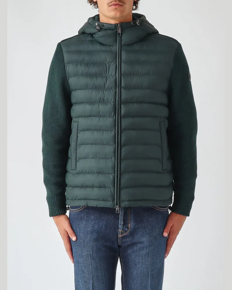 Colmar Wasserabweisende Stepp-Daunenjacke aus Nylon mit Kapuze für Herren Grün