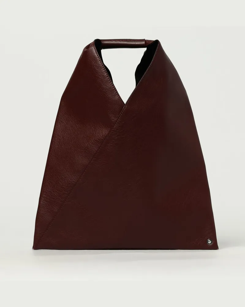 Maison Margiela Schultertasche damen Burgunderrot