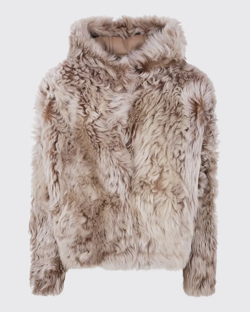 Yves Salomon Mantel damen Milch