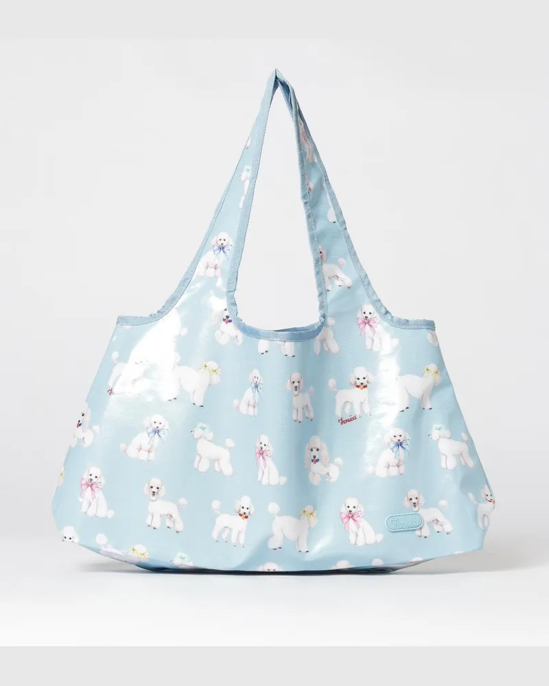 Fiorucci Schultertasche damen Hellblau