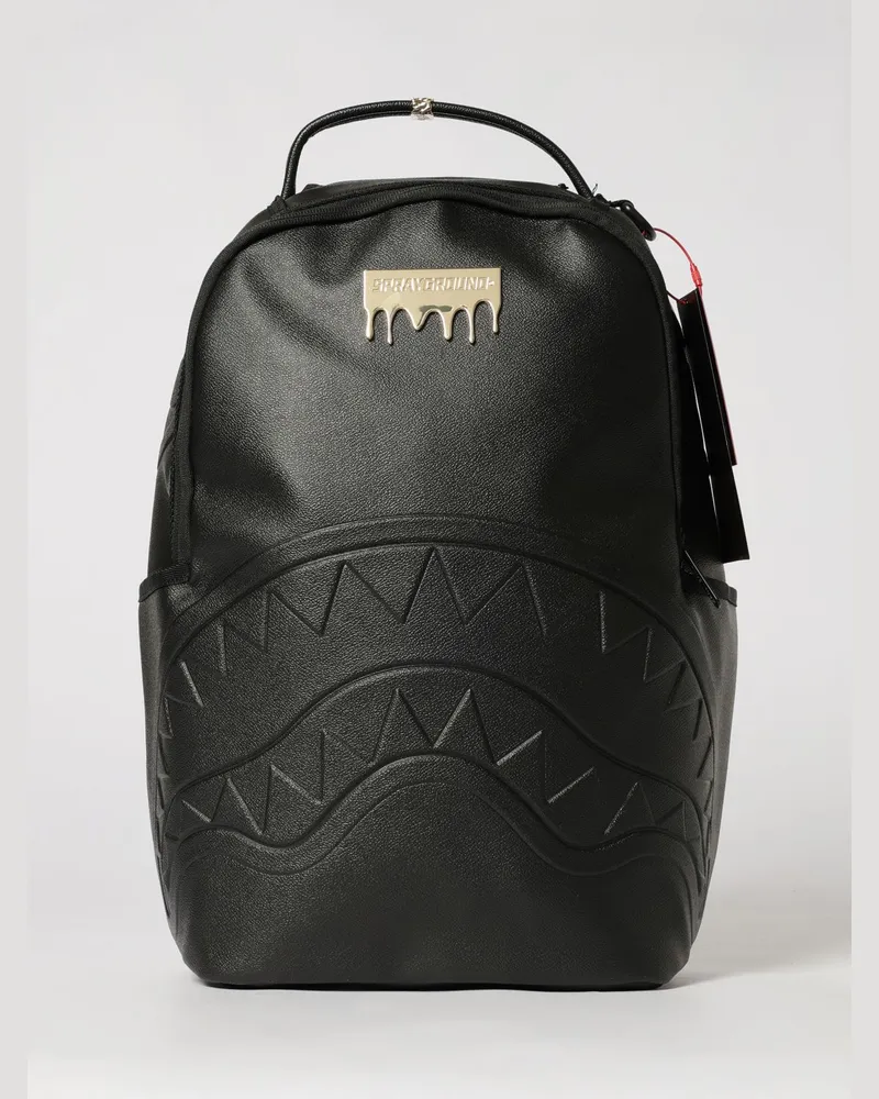 Sprayground Rucksack aus Kunstleder mit geprägtem Logo Bunt