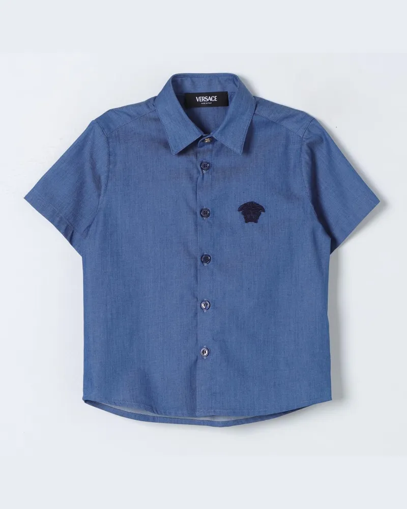 Versace Hemd kinder  Young Hellblau