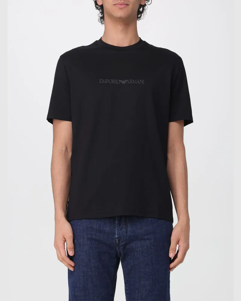 Emporio Armani T-shirt herren Schwarz
