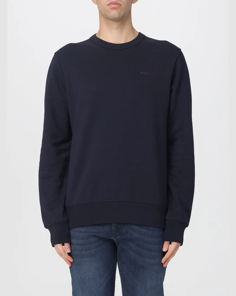 HUGO BOSS Sweatshirt herren Blau