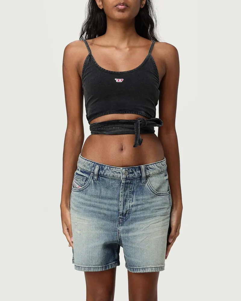 Diesel Top damen Schwarz