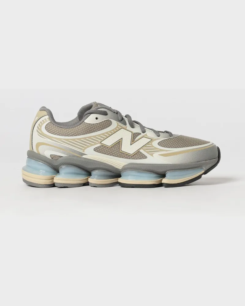 New Balance ABZORB 2000 Low-Top-Sneaker aus zweifarbigem Mesh und Synthetik Grau