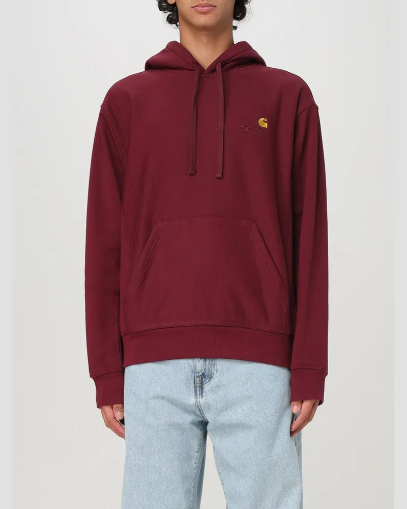 Carhartt WIP Sweatshirt herren Burgunderrot