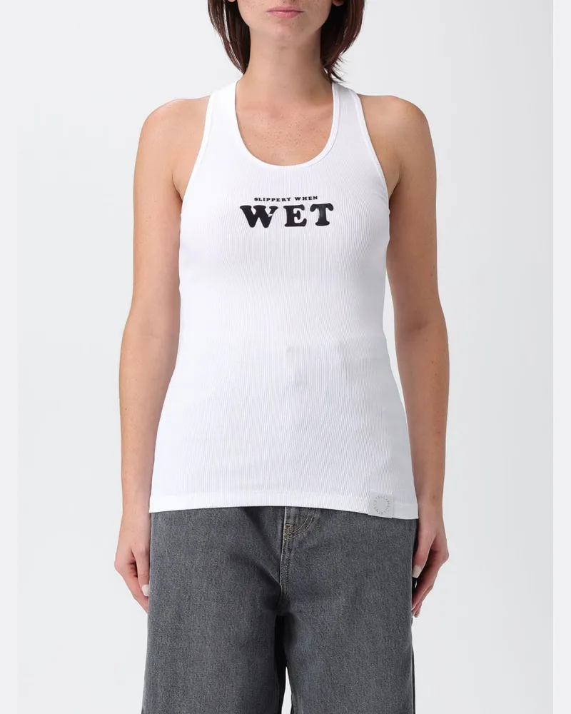 Stella McCartney Top damen Weiß