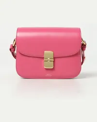 A.P.C. Schultertasche Fuchsia