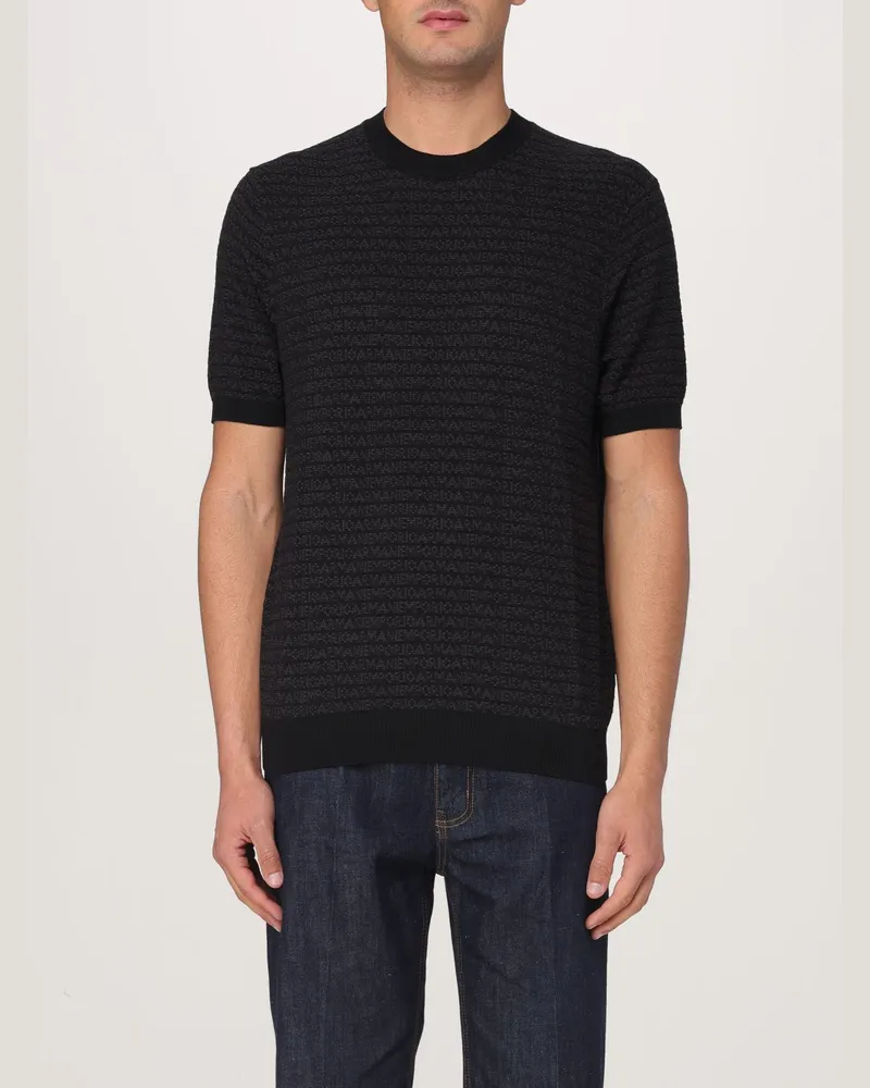 Emporio Armani Pullover herren Schwarz