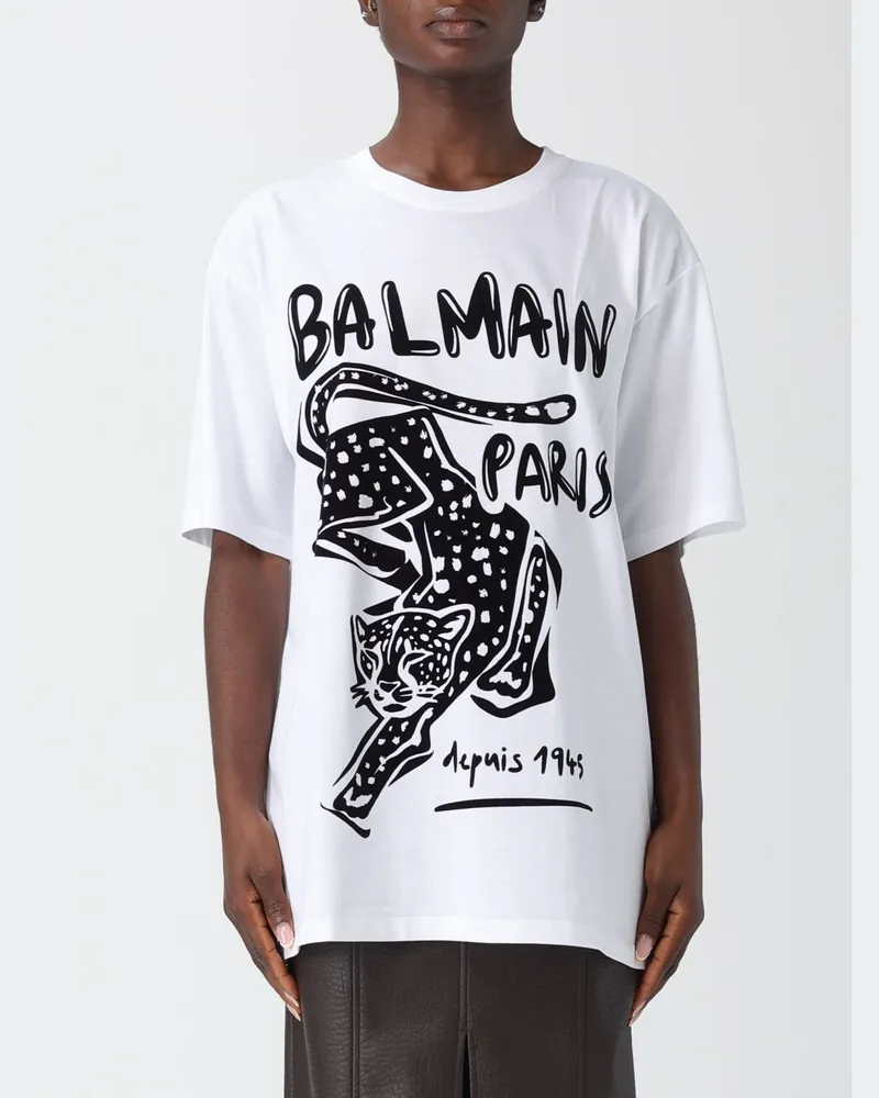 Balmain T-shirt damen Weiß