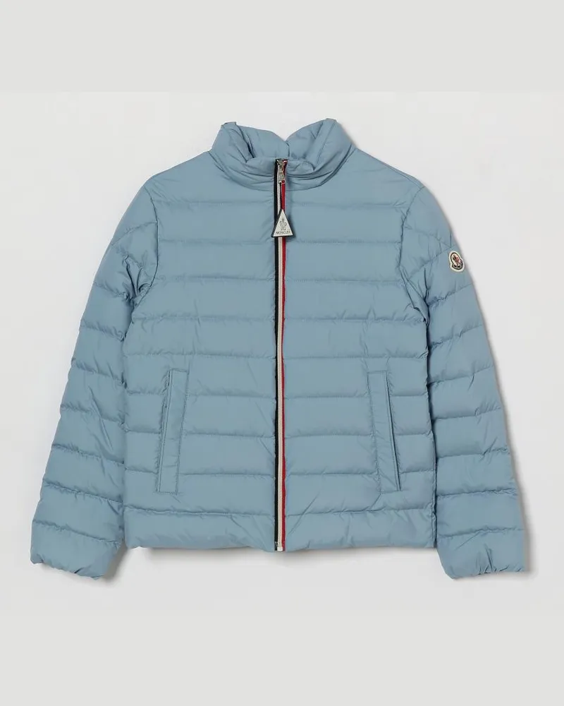 Moncler Gesteppte Daunenjacke Serapio für Jungen aus recyceltem Polyester Blau
