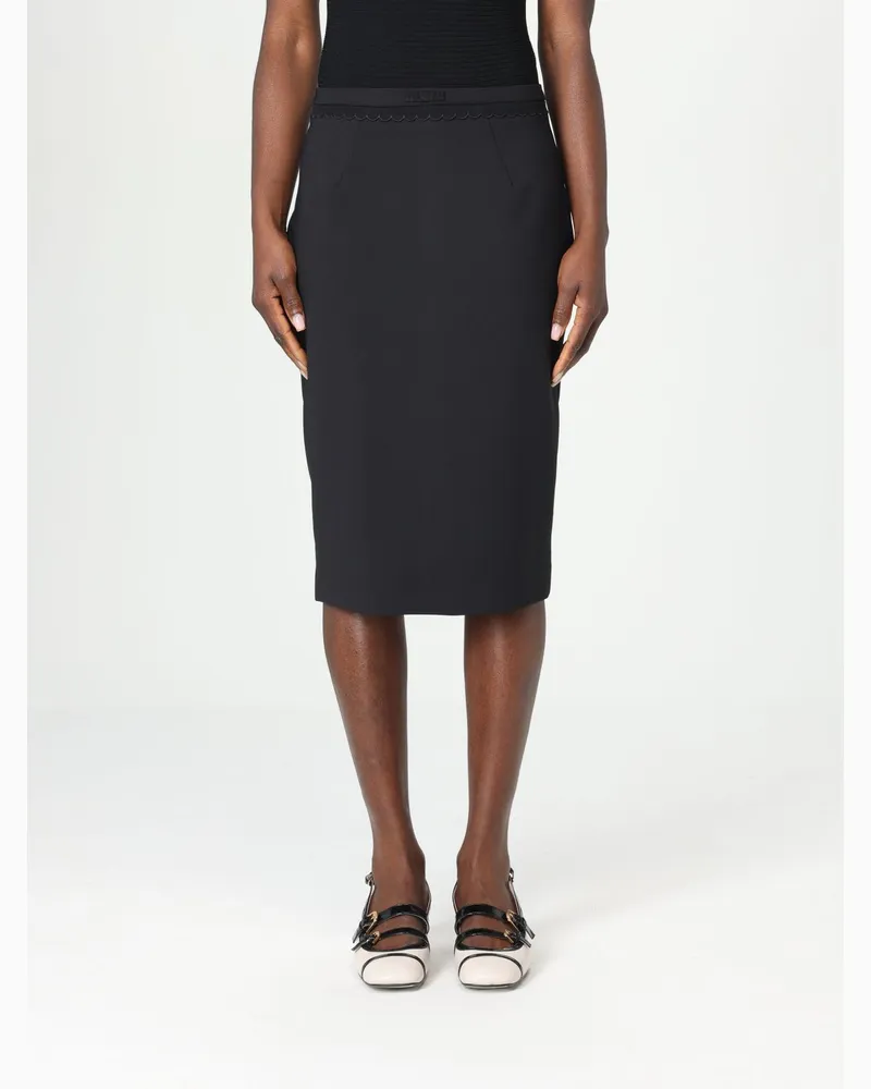 Elisabetta Franchi Rock damen Schwarz