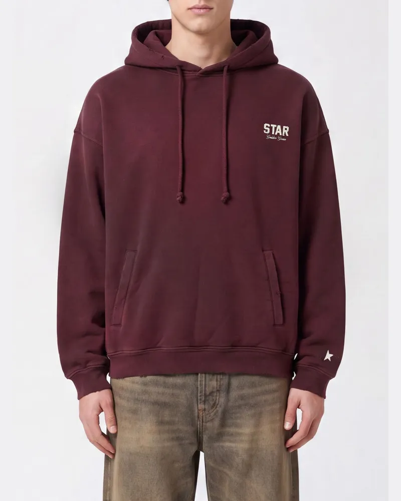 Golden Goose Sweatshirt herren Weinrot
