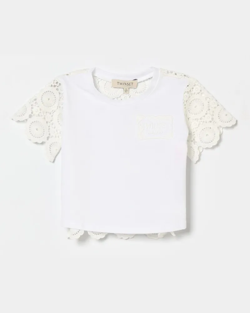 Twin-Set T-shirt kinder Weiß