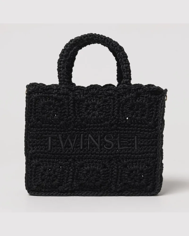 Twin-Set Schultertasche damen Schwarz