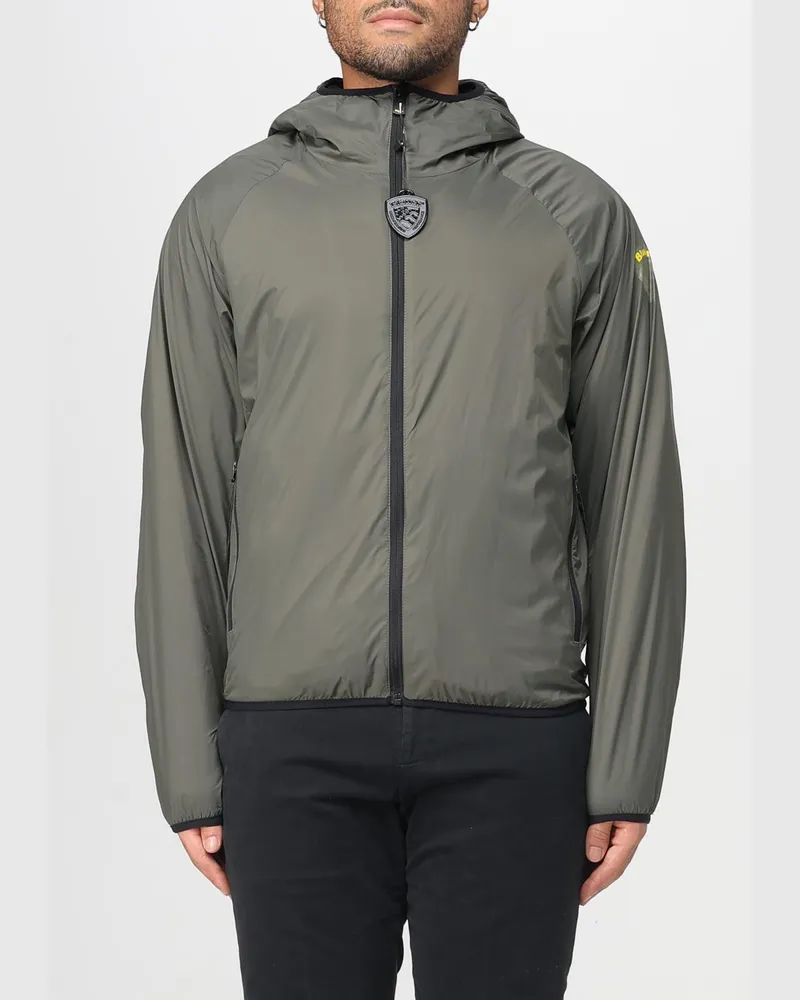 Blauer Jacke herren Grün
