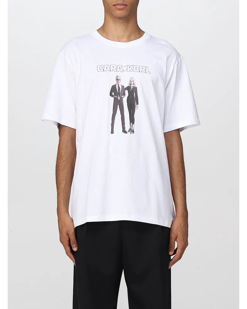 Karl Lagerfeld T-shirt herren Weiß