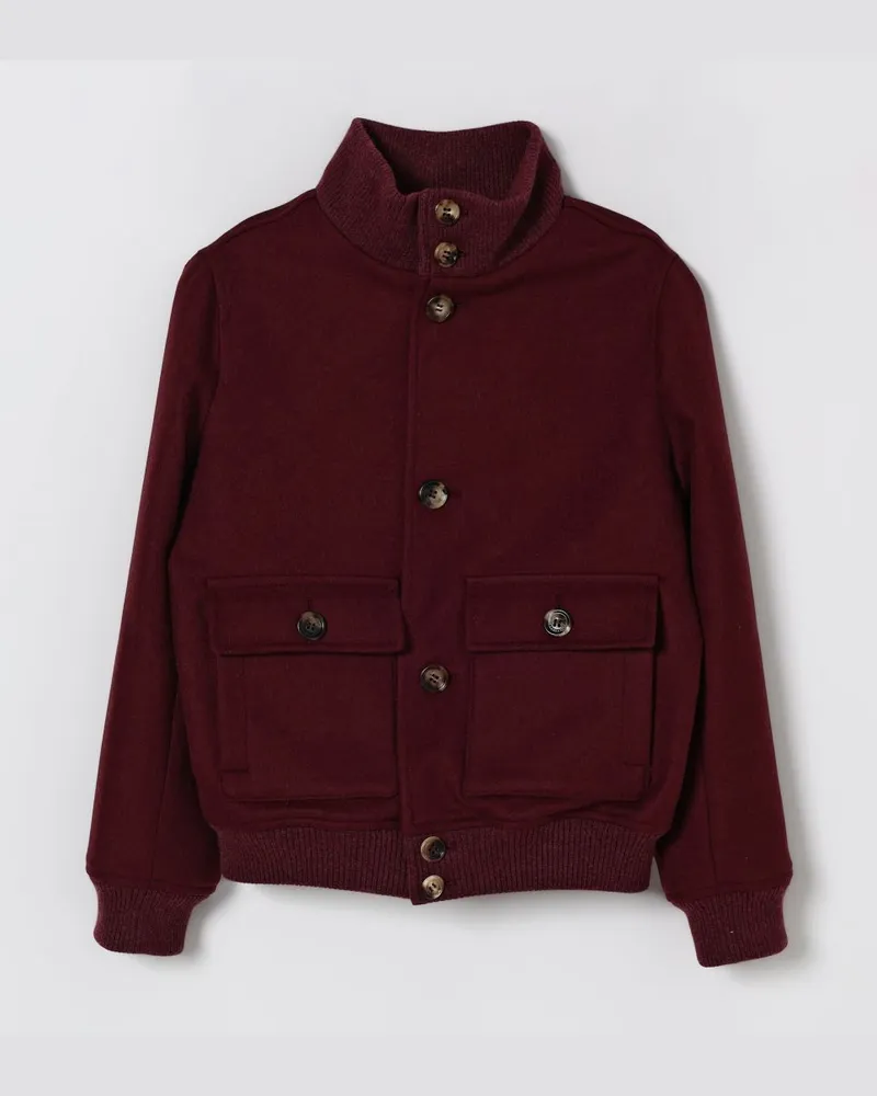 Brunello Cucinelli Blazer kinder Burgunderrot