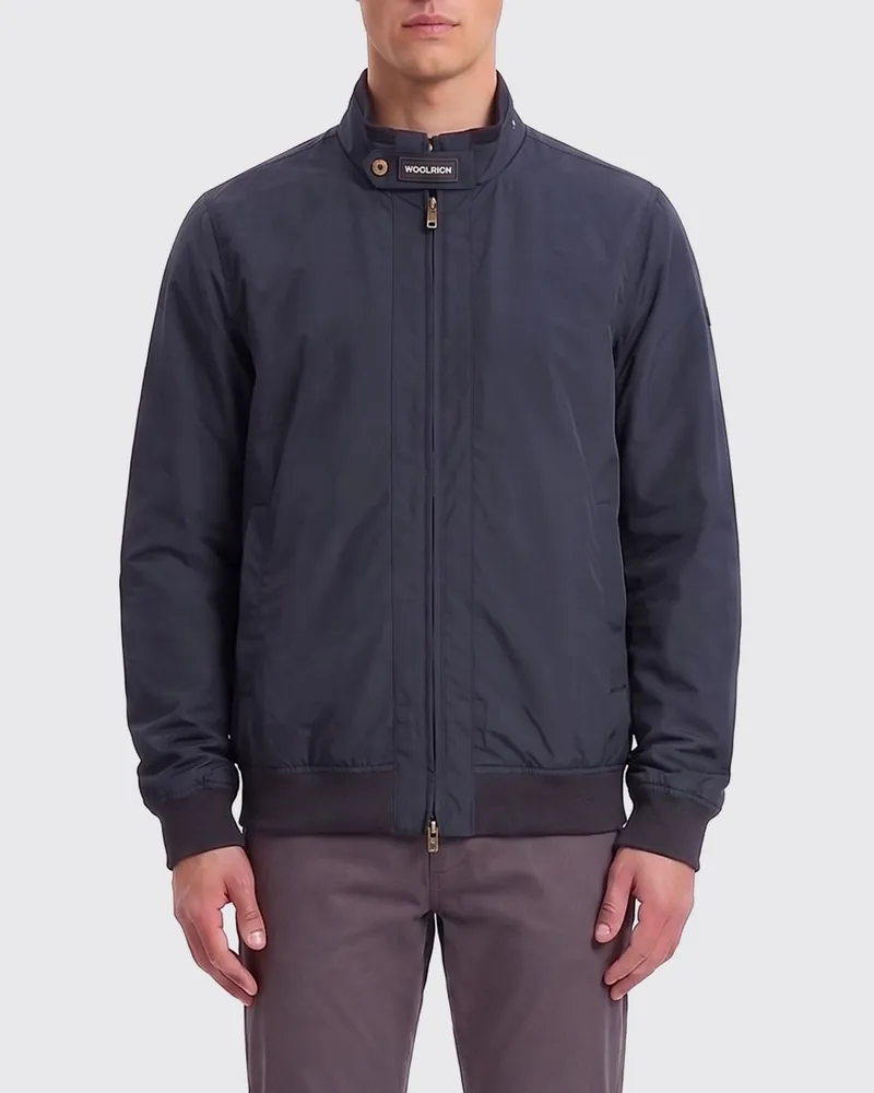 Woolrich Mantel herren Blau