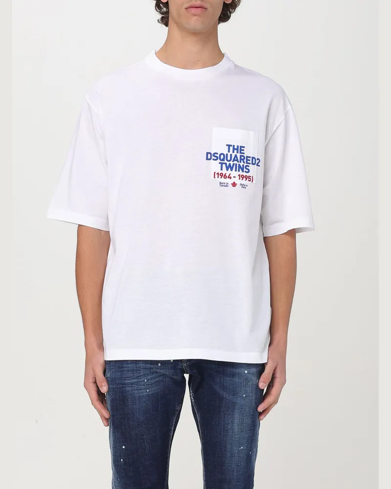 Dsquared2 T-shirt herren Weiß