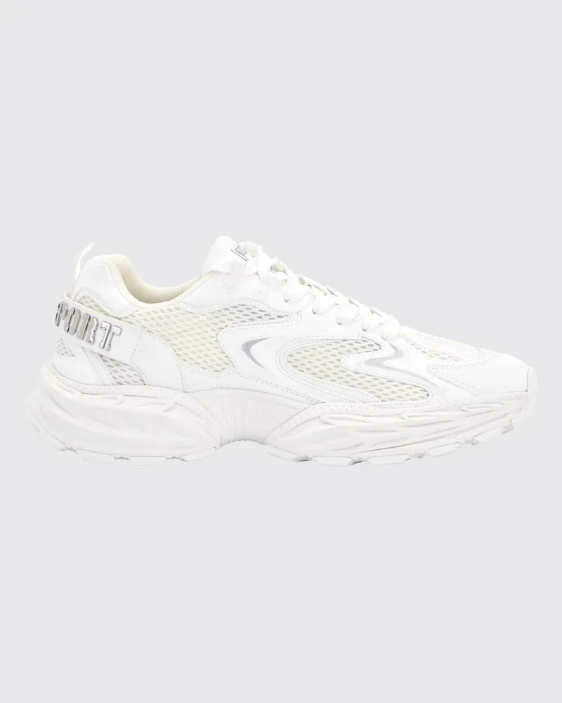 Philipp Plein Sneakers Pulse X aus Mesh und Leder Weiß