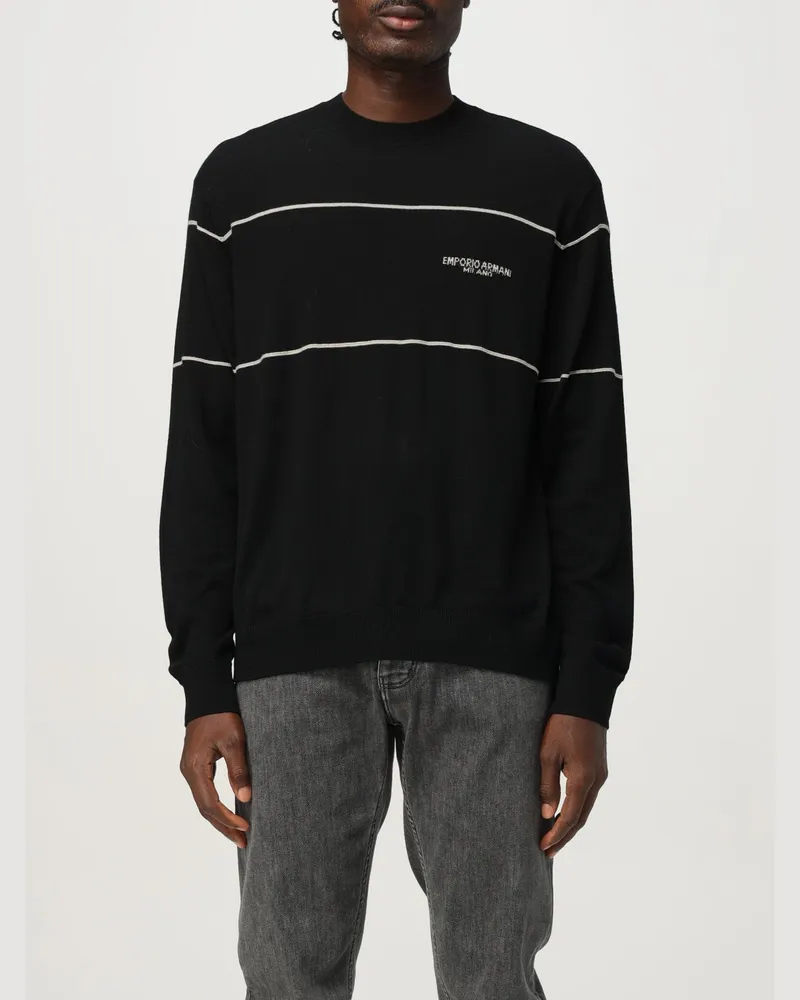 Emporio Armani Pullover herren Schwarz