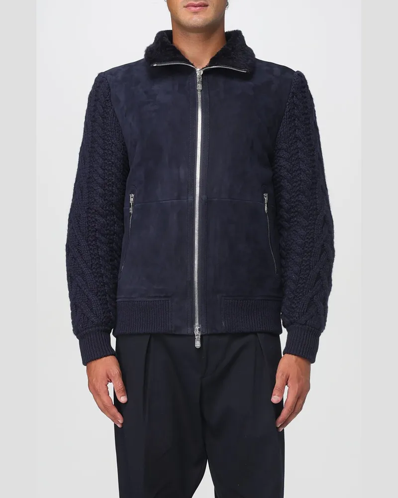 Brunello Cucinelli Blazer herren Blau
