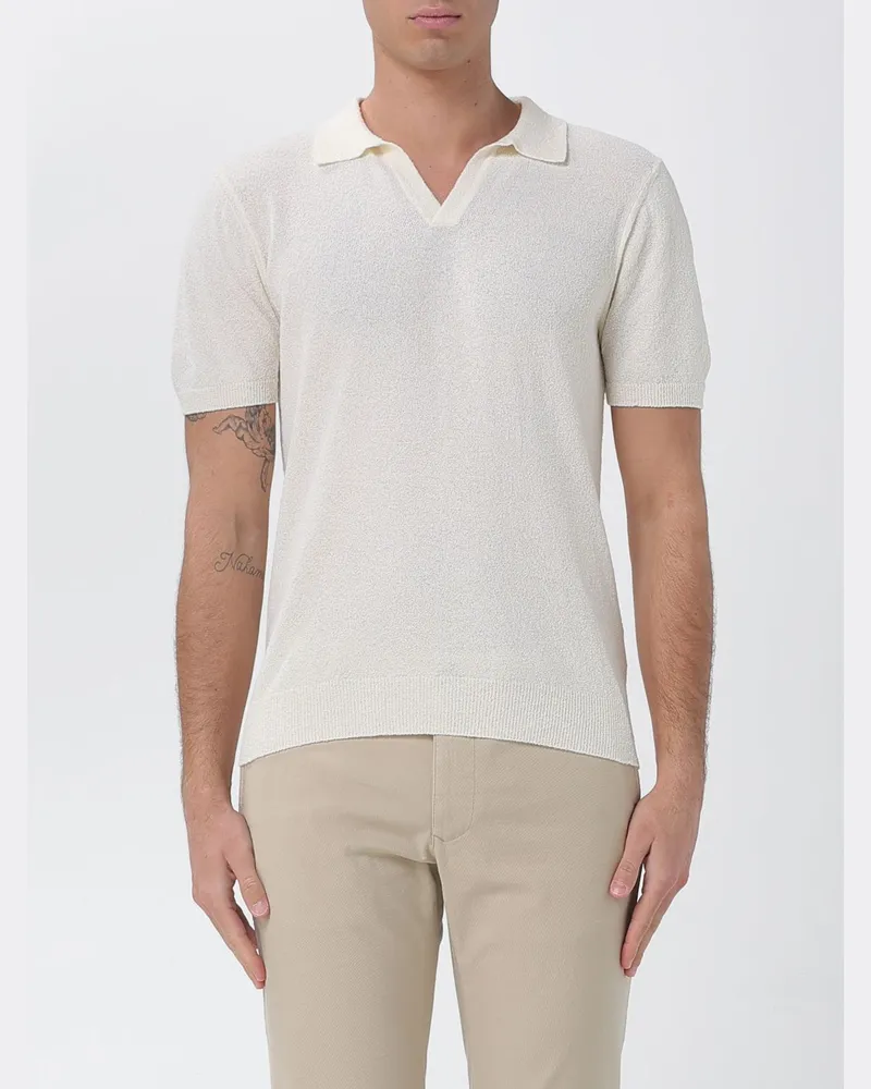 Drumohr  Polo herren Milch