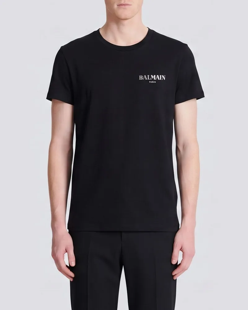 Balmain T-shirt herren Schwarz