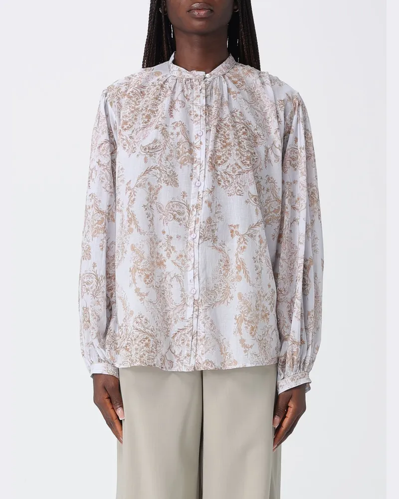 forte_forte Hemdbluse damen Puder