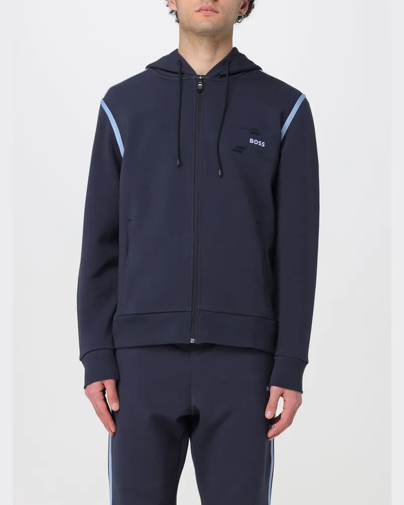 HUGO BOSS Sweatshirt herren Blau