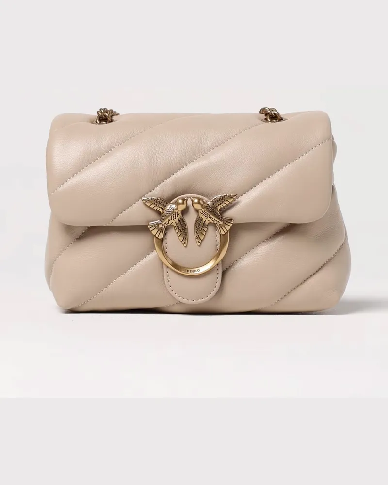 Pinko Schultertasche damen Beige