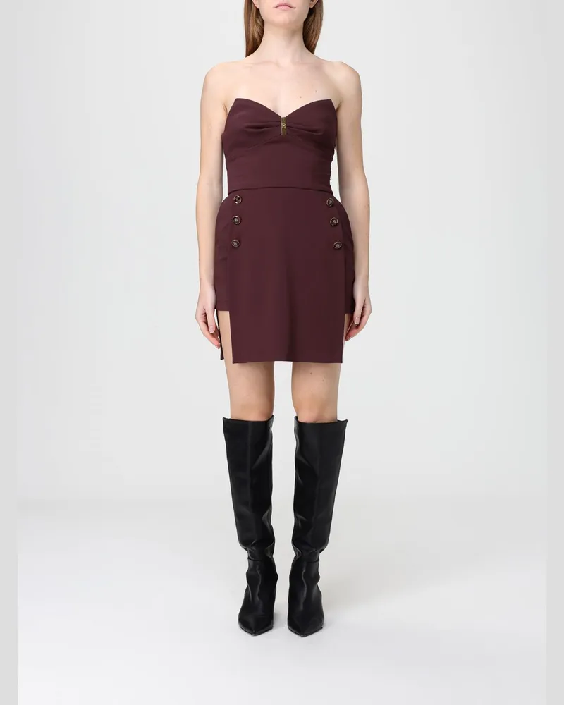 Elisabetta Franchi Kleider damen Weinrot