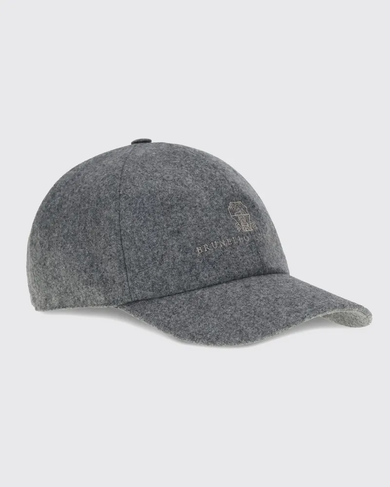 Brunello Cucinelli Hut herren Grau