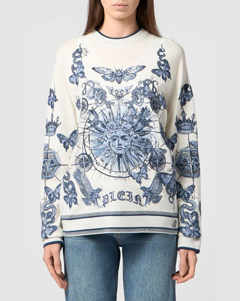 Philipp Plein Pullover damen Türkis