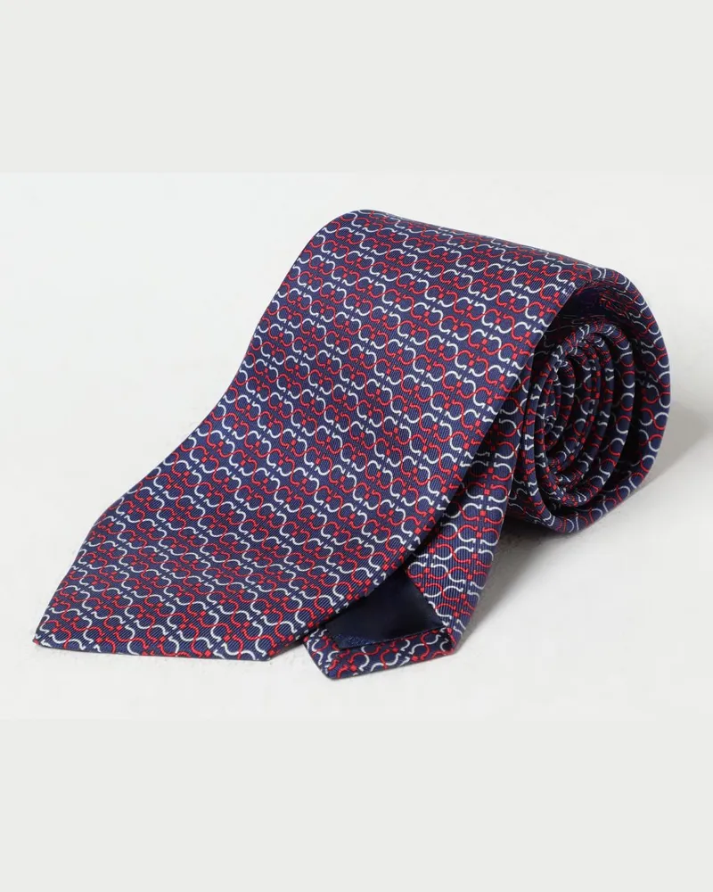 Ferragamo Krawatte herren Navy
