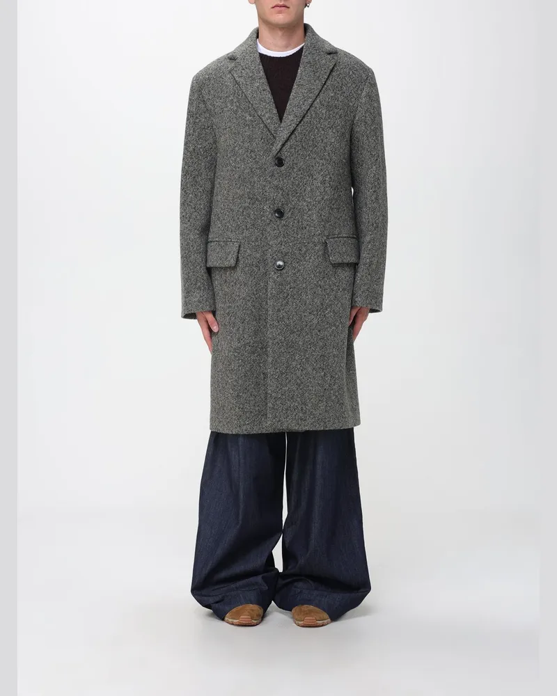 Dries van Noten Mantel herren Grau