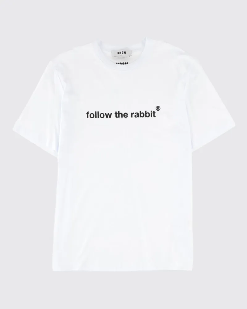MSGM T-shirt herren Weiß