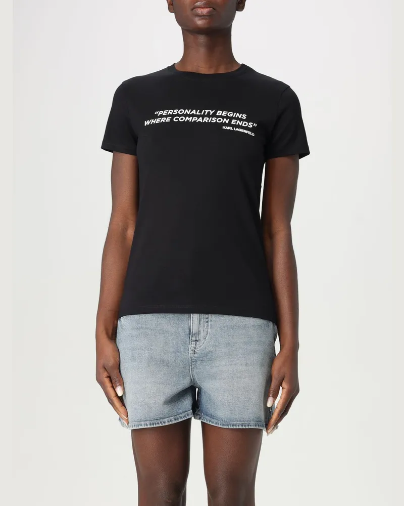 Karl Lagerfeld T-shirt damen Schwarz