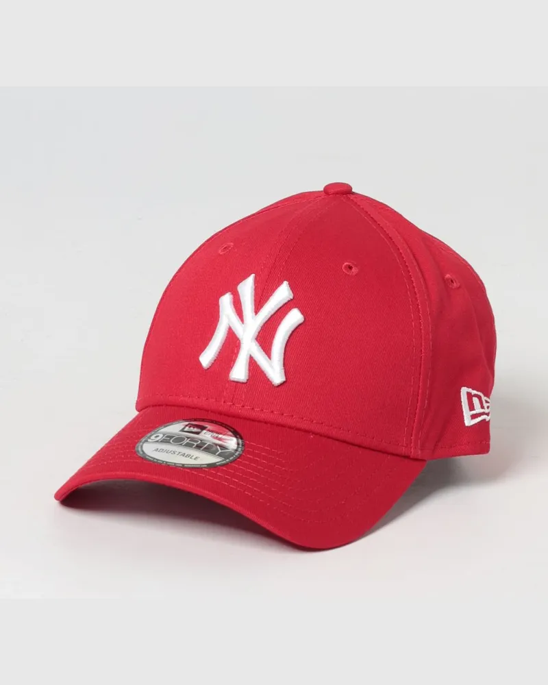 New Era 9Forty NY Yankees Baumwollkappe mit gesticktem Logo Rot